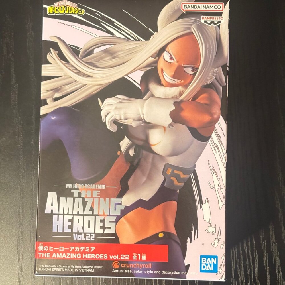 Banpresto My Hero Academia Mirko Figure The Amazing Heroes Vol 22 NIB Sealed